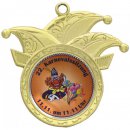 Karnevalsorden Gold 9,0cm Emblem 50mm