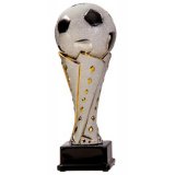 Keramik-Fuball Trophe 30cm