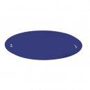 Klassik Oval 17 x 7 cm blau