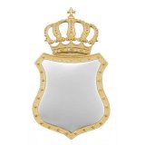Kopie von Schild, versilbert,/ Vergoldet  mit...
