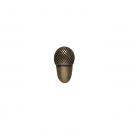 Kragenauflage Eichel,  19 mm bronzefarbig, mit Splint