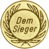 Kranz Dem Sieger  (25)mm goldfarben