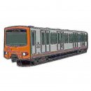 Krawattenklammer U-Bahnwagen 251 MIVB orange* von...
