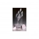 Kristall - Crystal Global Ring Award  H=260mm, Preis ist...