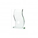 Kristall-Glas Trophhe Venedig incl Etui.H=210mm