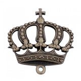 Krone, bronzr mitse(n) Rng(en)l 32x34 mm