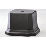 Kunststoff - Sockel 160 X 115 MM Schwarz