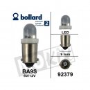LAMPE BA9S   6V/12V LED WEISS BOLLARD (2)