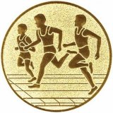 Leichtathletik (25)mm Laufen silberfarben