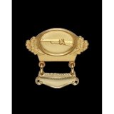 Leistungsabzeichen mit Gravurspange 32 mm,  bronzefarbig,...