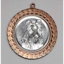 Medaille  Collie D=70mm in 3D, inkl.  22mm Band,...