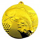 Medaille D=50mm Anglen-Fisch goldfarben