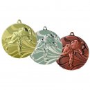 Medaille D=50mm Judo gold, silber und bronzefarben