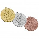 Medaille D=50mm Ritter gold, silber und bronzefarben