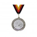 Medaille D=70mm, O-Marsch inkl. 22mm Band, Silberfarbig