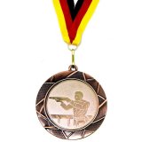 Medaille D=70mm mit Emblem D=50mm Gewehrschtze,...