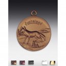 Jagd - Medaille Fuchsjagd mit se  50mm, bronzefarben in Metall
