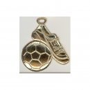 Medaille Fuball/Schuh gold