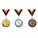 Medaille Kanarienvgel mit se  50mm,  bronzefarben,...