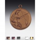 Medaille Küstenangler mit Öse  50mm,  bronzefarben,...