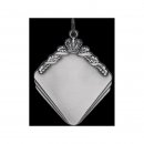 Medaille Neutral fr Gravur, 40 mm, altsilberfarbig