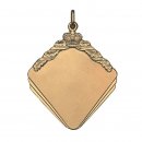 Medaille Neutral fr Gravur, 40 mm, vergoldet