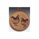 Medaille Orpington, Vogel mit se  50mm,  bronzefarben,...