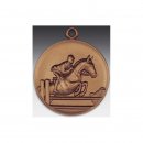 Medaille Paradiesvogel mit se  50mm, bronzefarben,...