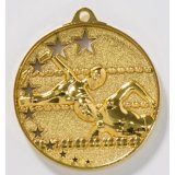 Medaille Schwimmen 52mm gold 26 Gramm / Strke 5mm Zamak
