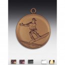 Medaille Snowboardfahrer mit se  50mm,   bronzefarben,...
