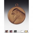 Medaille Wyandotten mit se  50mm,  bronzefarben, siber-...