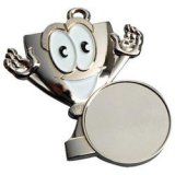 Medaille fr Kinder silber 42x46 mm, fr 25mm