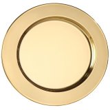 Metallteller gold 30cm