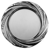 Metallteller silber 24cm