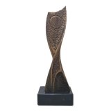 Metalltroph�e modern 35 cm 3,2 kg