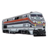 Pin Diesell. Amtrak silber/rot/blau* von Euro-Pokale