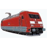 Pin E-Lok 101 001-6 rot von Euro-Pokale