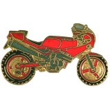 Pin GILERA Saturno rot/gold* von Euro-Pokale