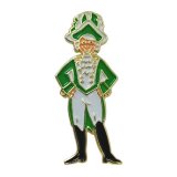 Pin Gardetänzer grün 21 X 35 mm