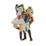 Pin Gardetanzpaar - Tanzmariechen 21 X 35 mm