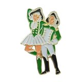 Pin Gardetanzpaar - Tanzmariechen 21 X 35 mm