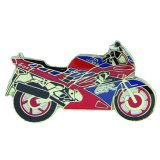 Pin HONDA CBR 600 F rot/lila Bj. 94* von Euro-Pokale