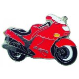 Pin KAWASAKI ZZR 1100 rot Mod.95 von Euro-Pokale