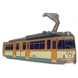 Pin Straenbahn Mainz orange creme* von Euro-Pokale