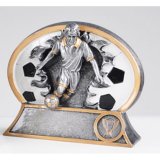 Plakette Fussball 145x130mm