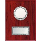 Plakette Mah. mit Fassung f5cm