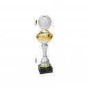 Pokal Ingo Silber / Gold H=315 mm D=90 mm