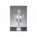 Pokal Phililla Silber-Blau H=605mm D=200 mm