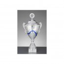 Pokal Phililla Silber-Blau H=680mm D=240 mm