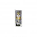 Pokal Pilar Silber-Gold H=355 mm D=120 mm